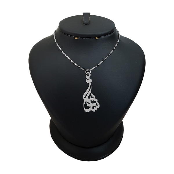 گردنبند نقره زنانه ترمه ۱ مدل نیوشا کد ma 943