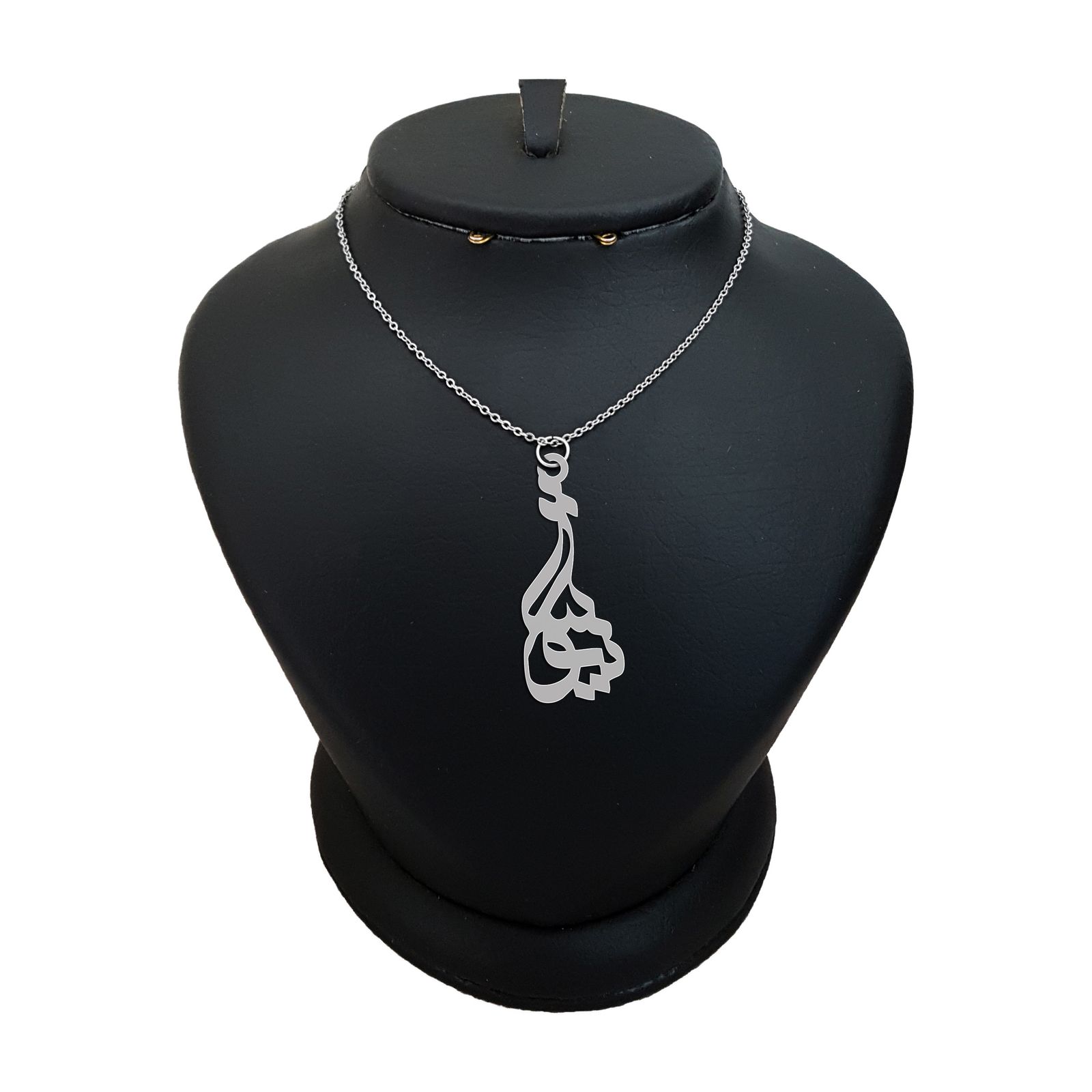 گردنبند نقره زنانه ترمه ۱ مدل نیوشا کد ma 943 -  - 1