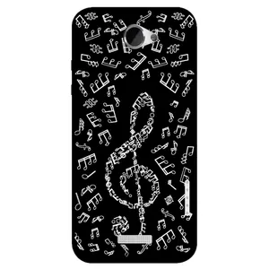 Megafone Musical Note 1370 Cover For Htc One X