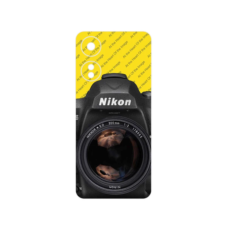برچسب پوششی ماهوت مدل Nikon_Logo مناسب برای گوشی موبایل آنر X5 Plus