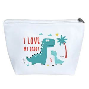 کیف لوازم آرایش دخترانه خندالو مدل دایناسور کد 1805