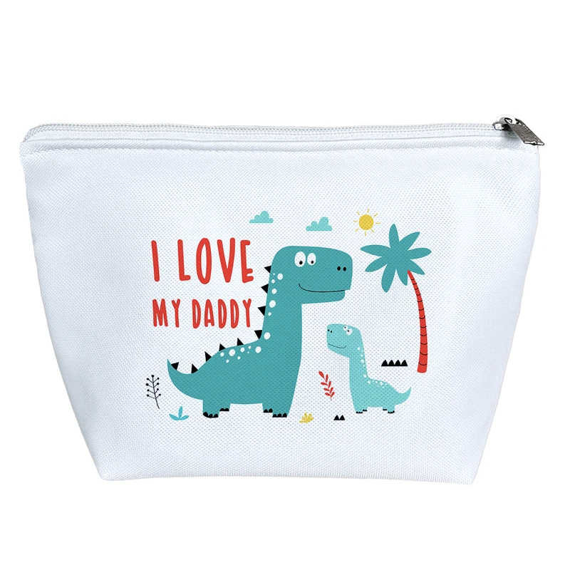 کیف لوازم آرایش دخترانه خندالو مدل دایناسور کد 1805