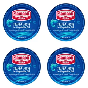 کنسرو ماهی تن در روغن گیاهی سماچ - 180 گرم بسته 4 عددی