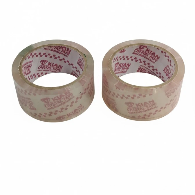 چسب پهن کیان مدل کریستال طول 90 یارد عرض 5 سانتی متر مجموعه 2 عددی