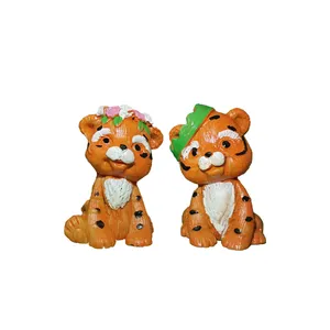 مجسمه مدل ببر مجموعه دو عددی