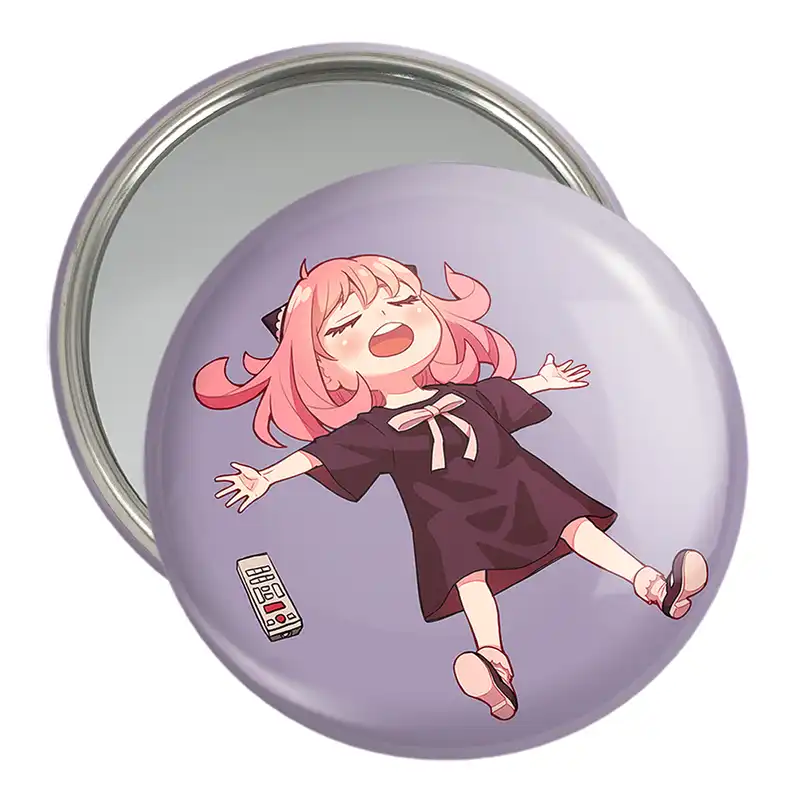 آینه جیبی خندالو مدل آنیا فورجر انیمه اسپای ایکس فمیلی Spy x Family کد 15545