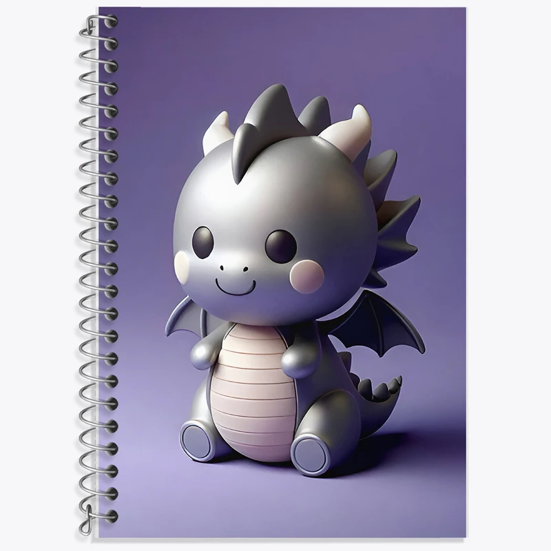 دفتر نت موسیقی 50 برگ خندالو طرح اژدهای کیوت کد F7894