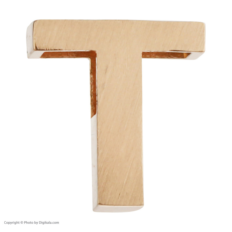 آویز گردنبند طلا 18 عیار زنانه مایا ماهک مدل MM1525 طرح حرف لاتین 3بعدی T