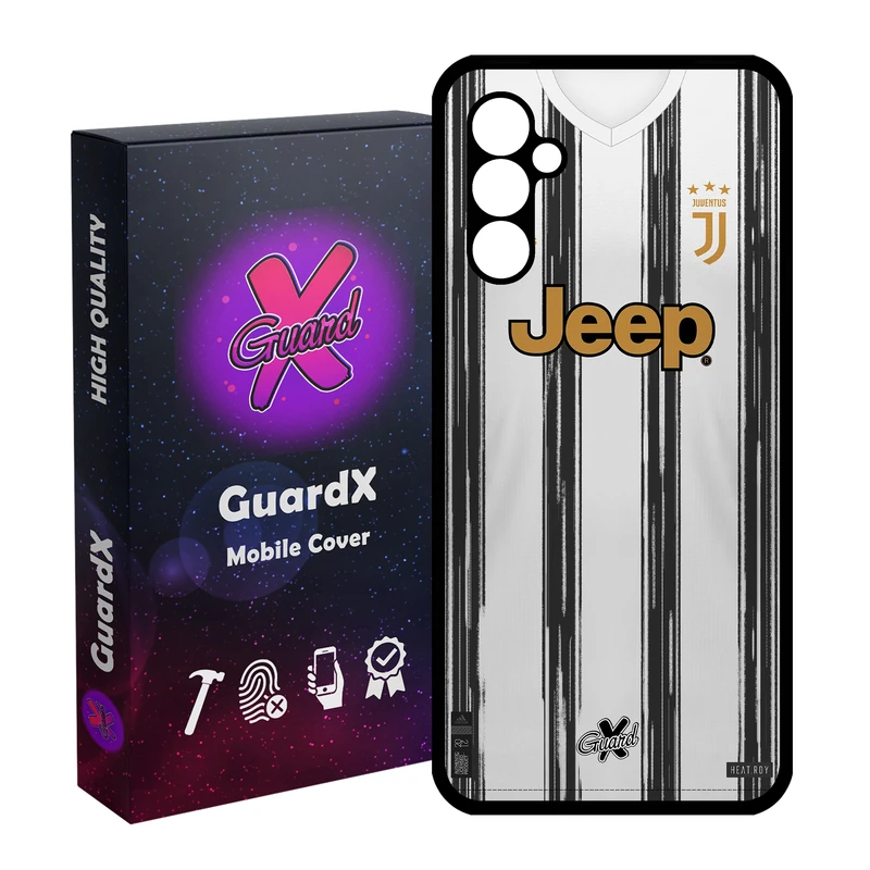 کاور گارد ایکس طرح یوونتوس مدل Glass10229 مناسب برای گوشی موبایل سامسونگ Galaxy A24/A24 4G/M34 5G