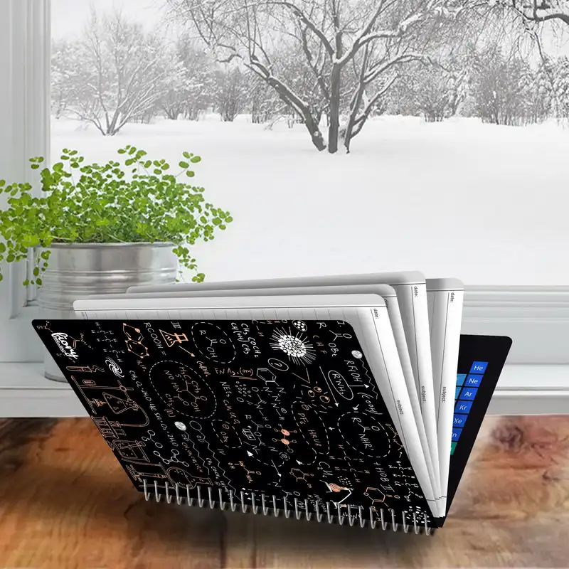 دفتر مشق 100 برگ مستر راد مدل شیمی طرح نوبل کد fiory 2063