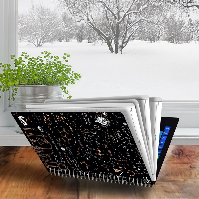 دفتر مشق 100 برگ مستر راد مدل شیمی طرح نوبل کد fiory 2063