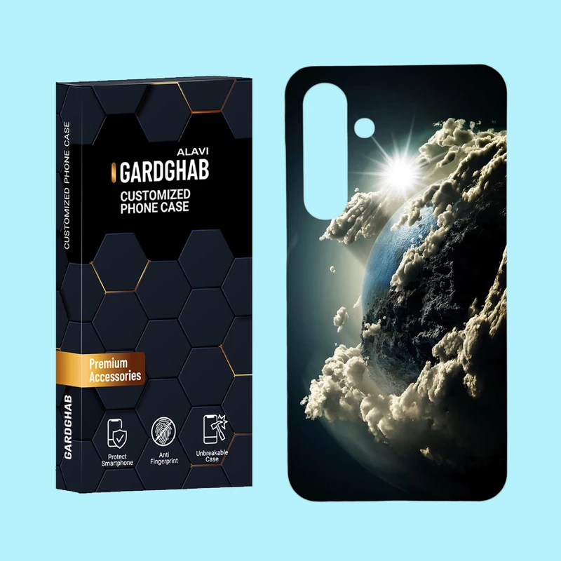 کاور گارد قاب مدل کهکشان مناسب برای گوشی موبایل سامسونگ Galaxy S24 Plus