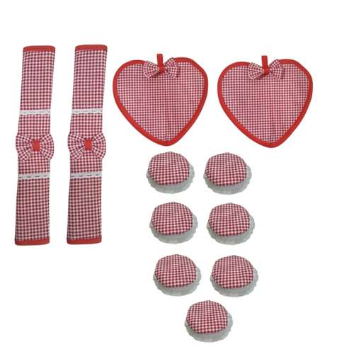 سرویس آشپزخانه 11 تکه مدل چهارخانه کد 401