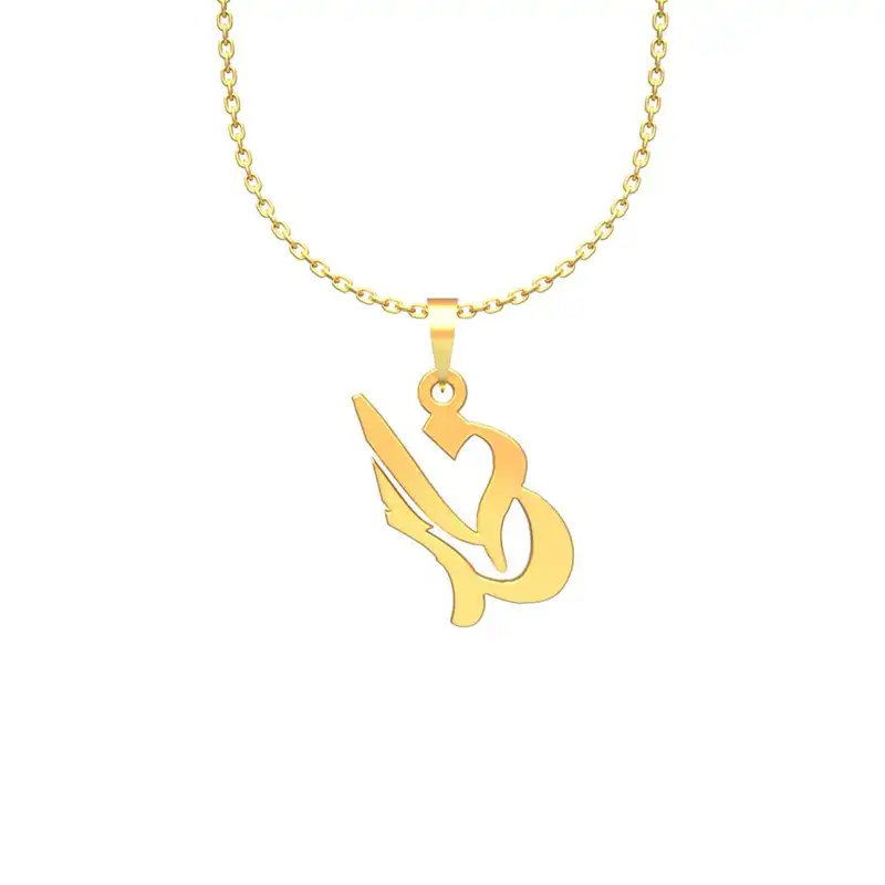 گردنبند طلا 18 عیار زنانه مدوپد مدل نگار