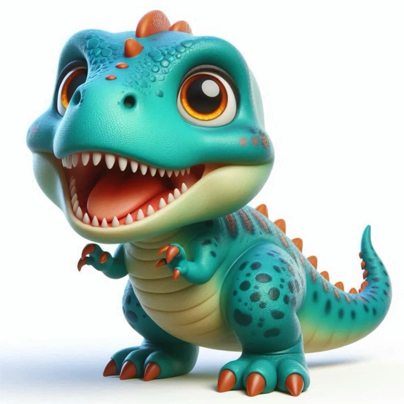 استیکر پارچه و لباس پاد آفرین مدل برچسب DTF مدل دایناسور بسته 6 عددی