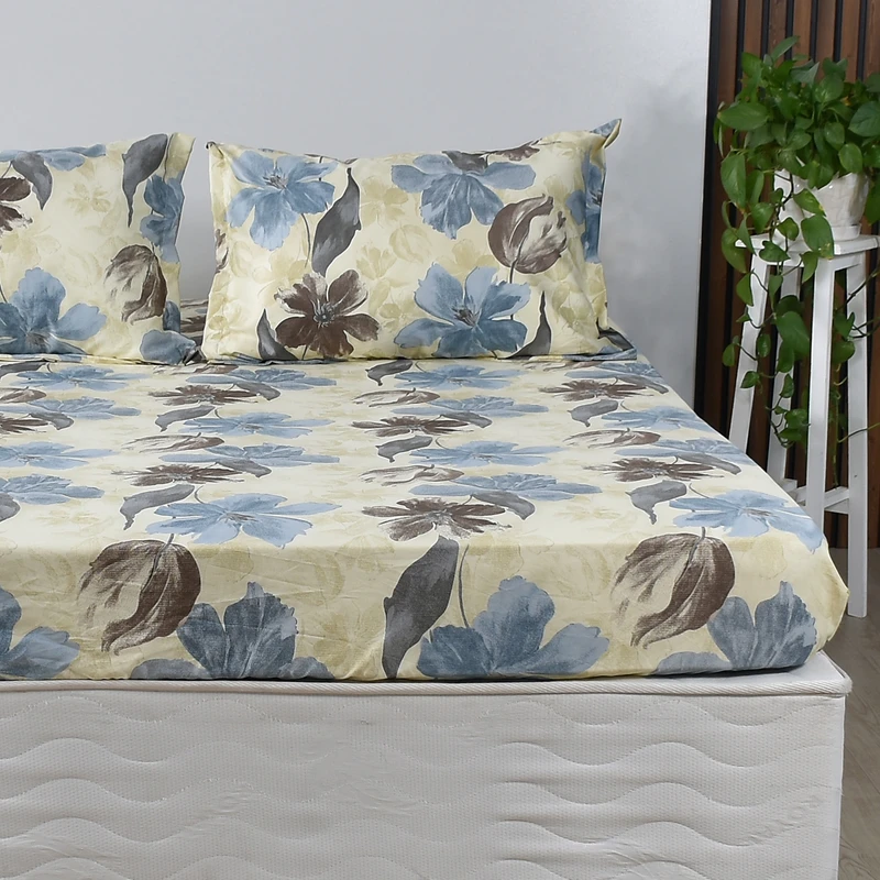 سرویس ملحفه بومرنگ مدل Negar-90 یکنفره 2 تکه