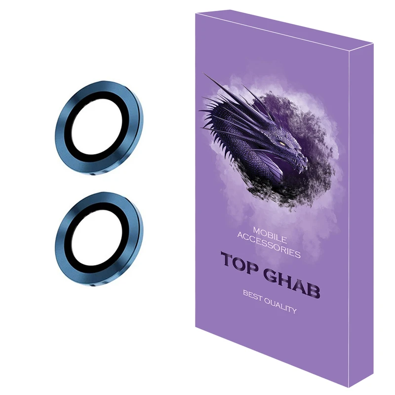 محافظ لنز دوربین تاپ قاب مدل RINGI مناسب برای گوشی موبایل اپل iPhone 13 mini