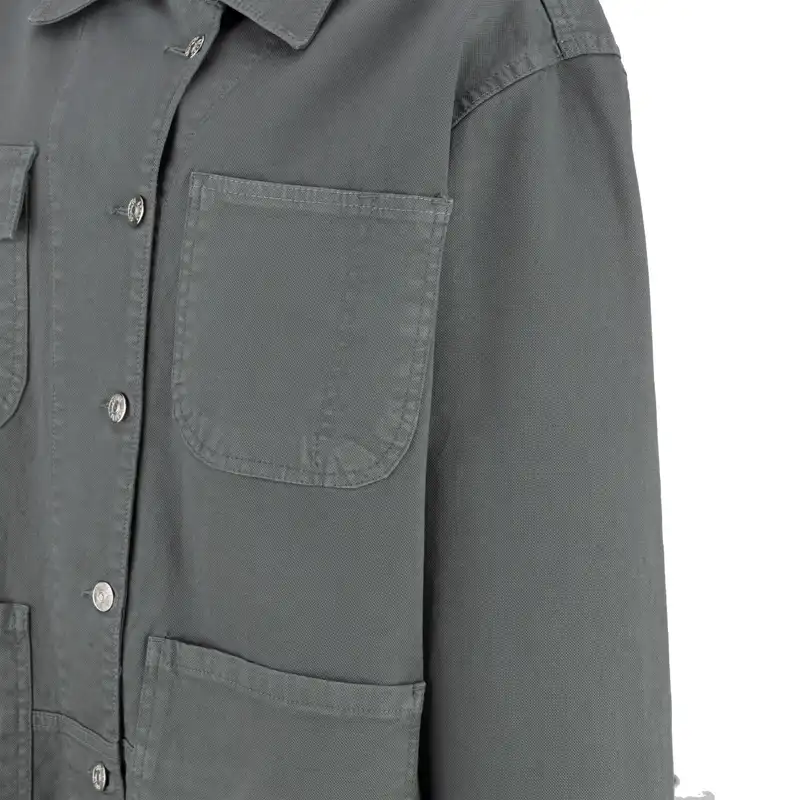 کت زنانه سرژه مدل 220110 رنگ خاکی