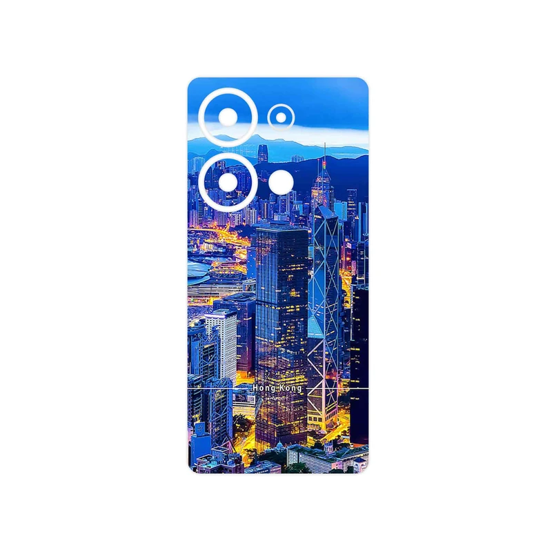 برچسب پوششی ماهوت مدل Hong Kong City مناسب برای گوشی موبایل شیائومی Redmi Note 13 Pro 4G