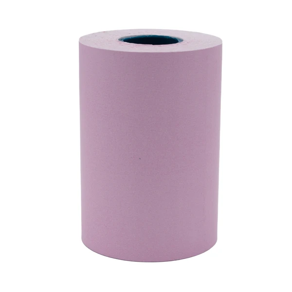 کاغذ پرینتر حرارتی 36 متری 79 آرال رنگ صورتی بسته بندی 60 عددی