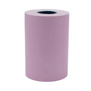 کاغذ پرینتر حرارتی 36 متری 79 آرال رنگ صورتی بسته بندی 12 عددی