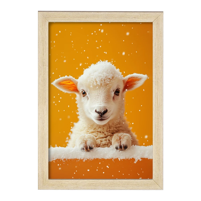 تابلو خندالو مدل گوسفند کد F10037