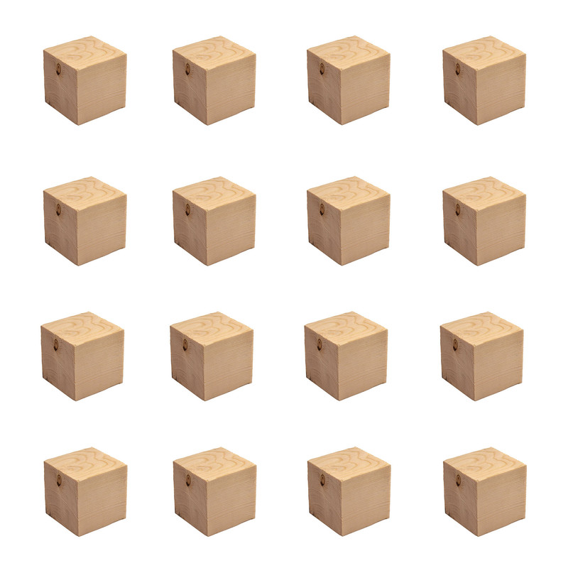 تخته چوب مدل خام بسته 16عددی