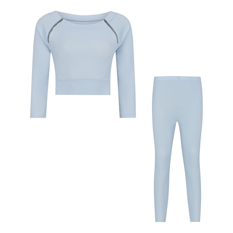 ست کراپ و شلوار زنانه ناتوسا مدل NT819-4