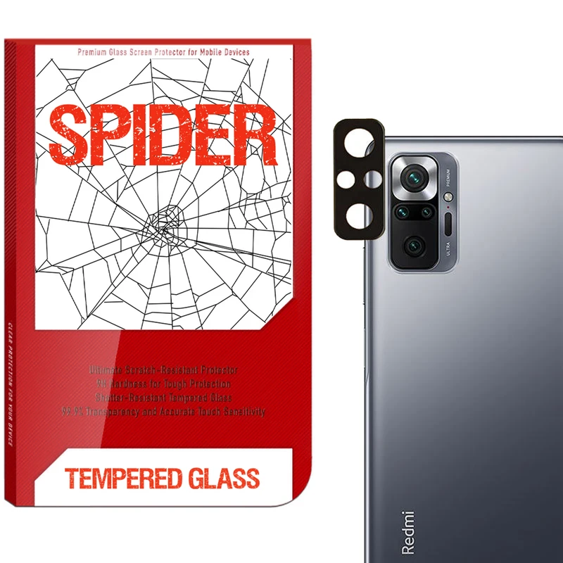 محافظ لنز دوربین سرامیکی اسپایدر مدل CER-01 مناسب برای گوشی موبایل شیائومی Redmi Note 10 /  Note 10 Pro