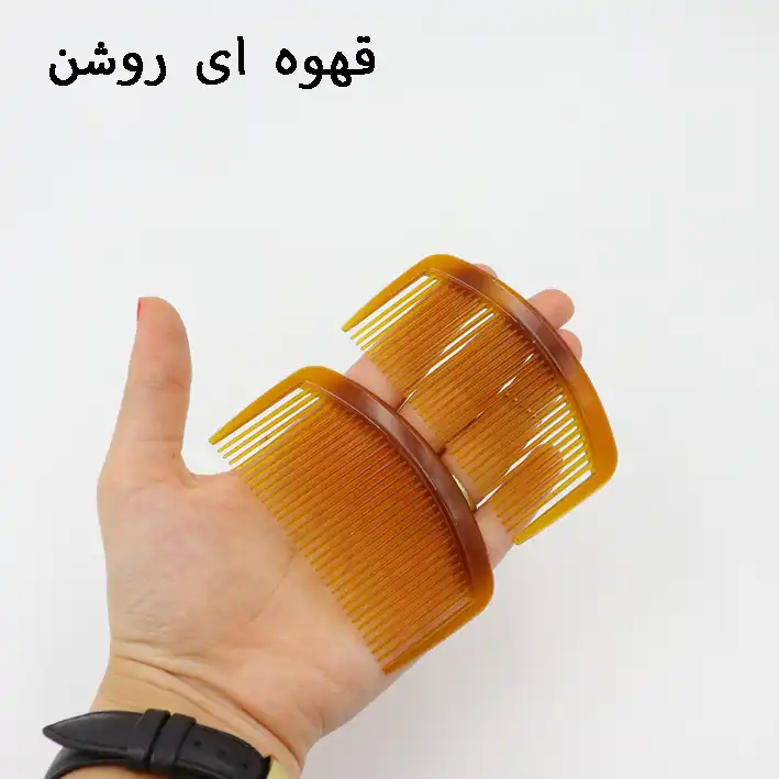 شانه مو زنانه کد 1611 بسته دو عددی