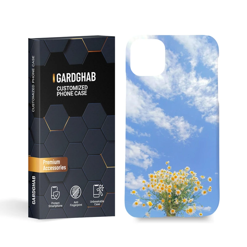 کاور گارد قاب مدل گل نرگس مناسب برای گوشی موبایل اپل iPhone 11