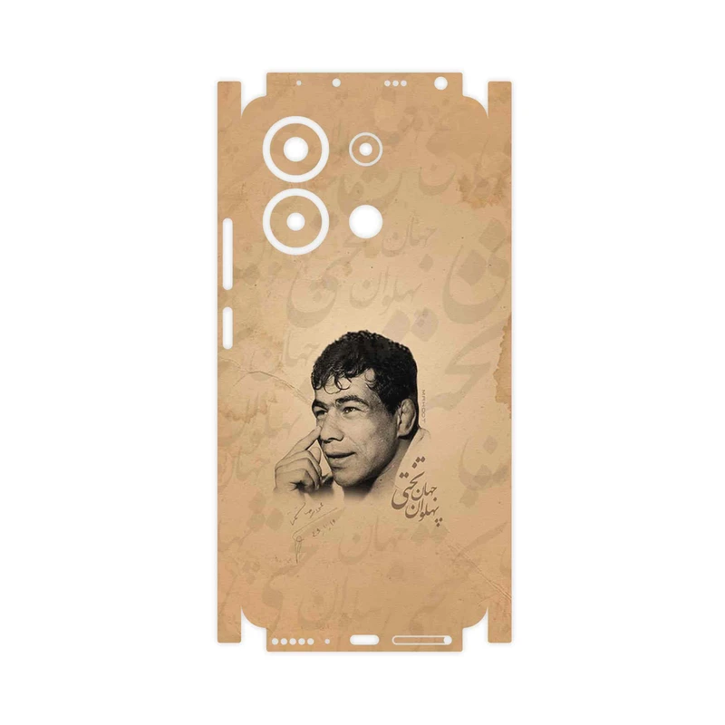 برچسب پوششی ماهوت مدل Gholamreza_Takhti-FullSkin مناسب برای گوشی موبایل شیائومی Redmi Note 13 4G