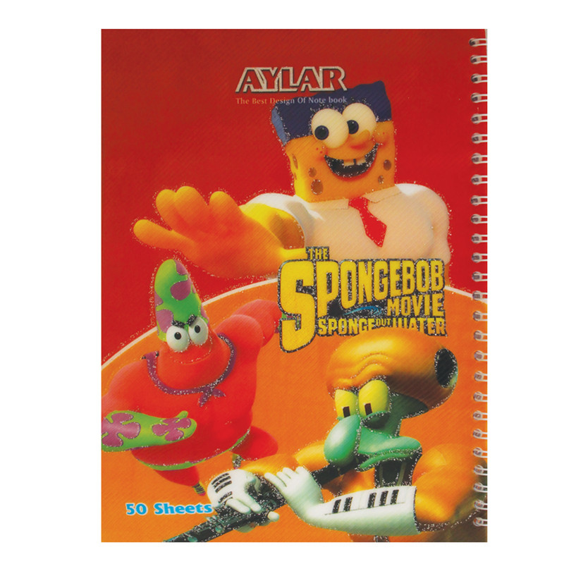 دفتر 50 برگ آیلار مدل فانتزی مجموعه 6 عددی