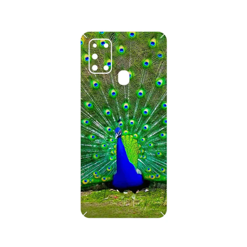 برچسب پوششی ماهوت مدل Peacock مناسب برای گوشی موبایل سامسونگ Galaxy A21s
