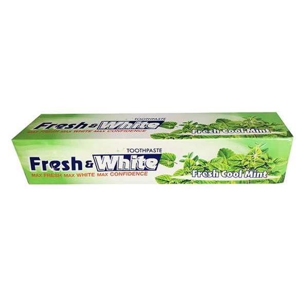 خمیر دندان فرش اند وایت مدل Fresh Cool Mint حجم 160 میلی لیتر 