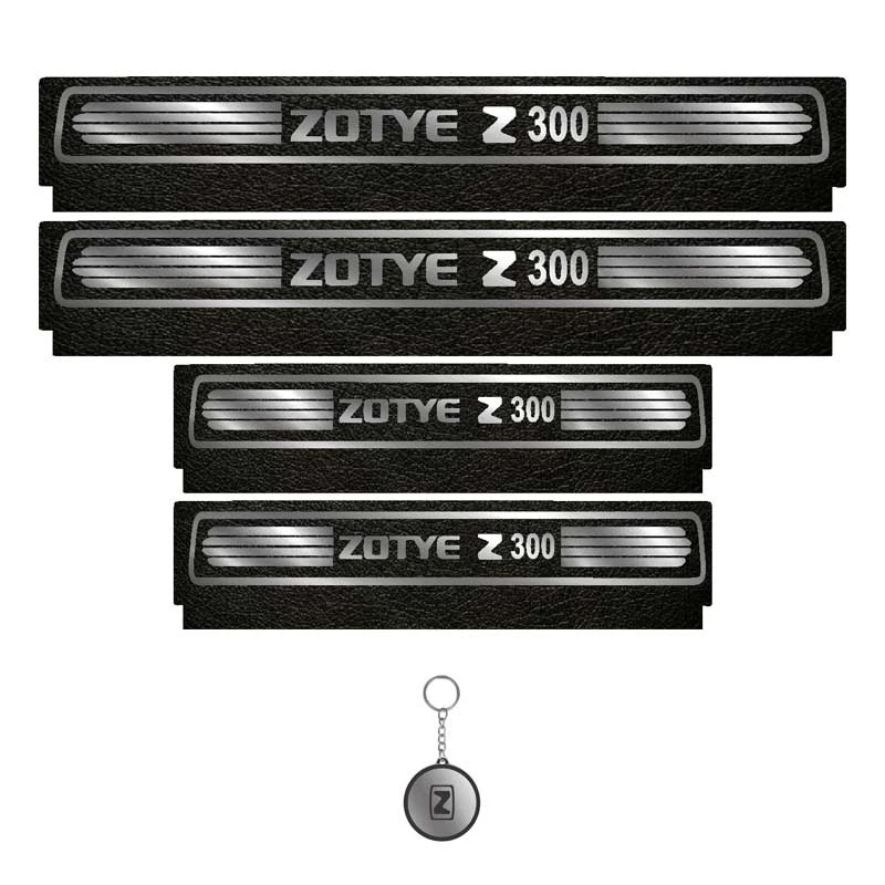 برچسب پارکابی خودرو لندمون کد LM139 MS مناسب برای زوتی مجموعه 4 عددی به همراه جا کلیدی