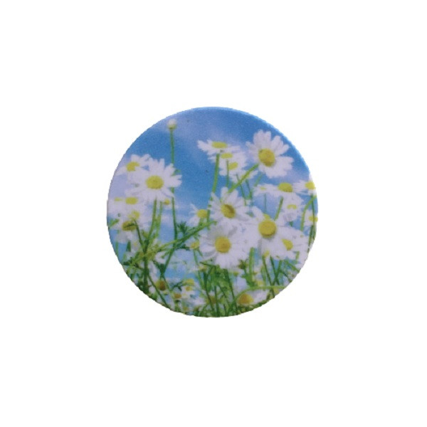 پایه نگهدارنده گوشی موبایل پاپ سوکت مدل گل سفید 01