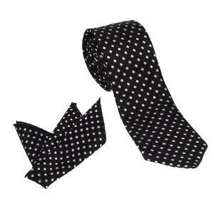 ست کراوات و دستمال جیب مردانه مدل نیوفشن کد 1
