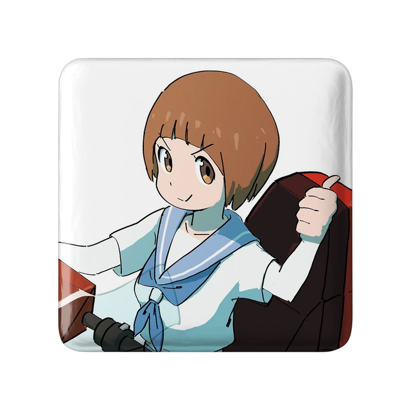 مگنت خندالو طرح ماکو انیمه آکیرا مدل مربعی کد 33345