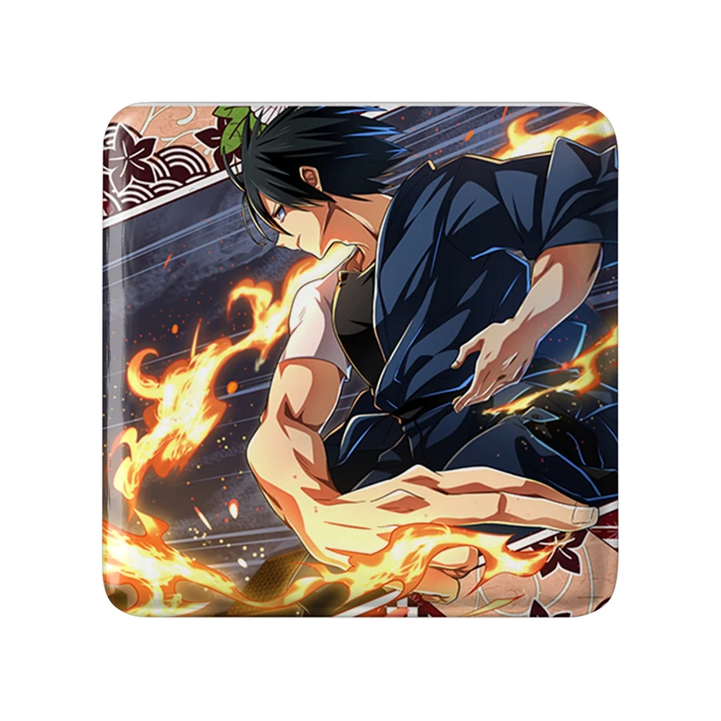 پیکسل خندالو طرح بنیمارو انیمه نیروی آتش مدل مربعی کد 32253