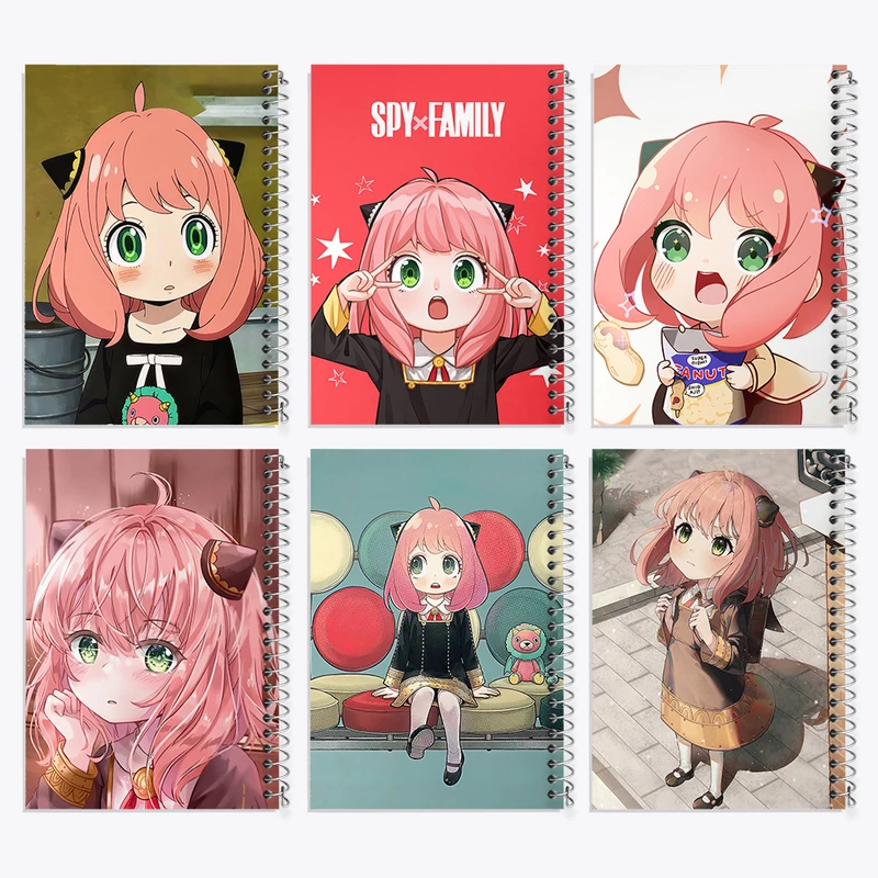 دفتر نقاشی 50 برگ خندالو طرح آنیا فورجرانیمه اسپای ایکس فمیلی کد 692 مجموعه 6 عددی