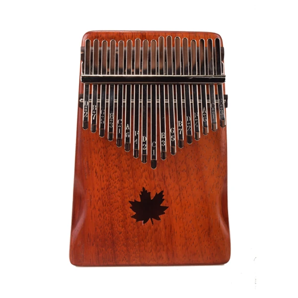 کالیمبا 17 تیغه  ترانه مگ مدل رز وود پادوک طرح برگ