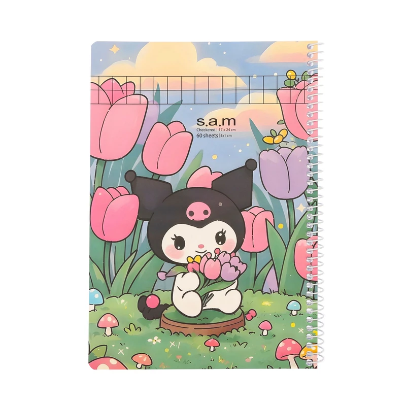 دفتر شطرنجی 60 برگ سم طرح کورومی