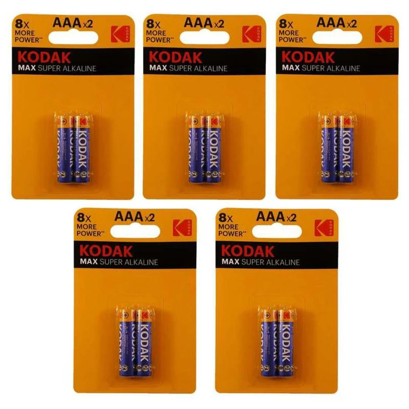 باتری نیم قلمی کداک مدل Max super_10 بسته 10 عددی