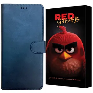 RED Ghab KKR Magnetic Wallet Case Cover For Samsung Galaxy A22 5G / F42 5G