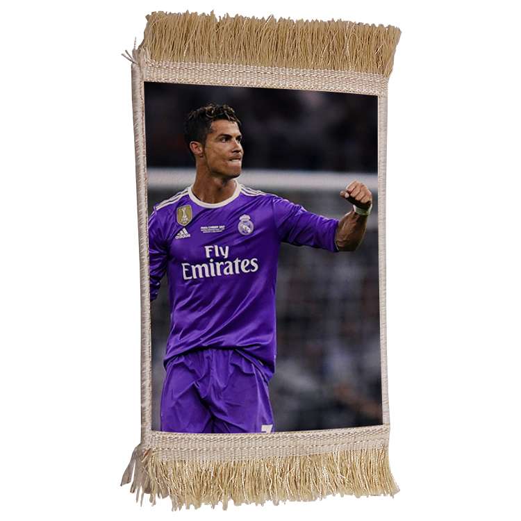 فرش ماشینی دیوارکوب مدل رونالدو کد 498