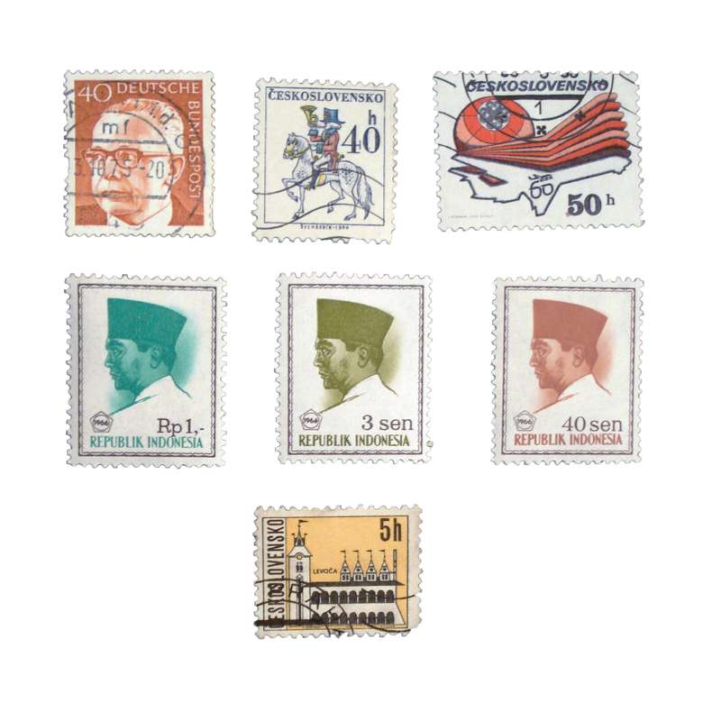 تمبر یادگاری مدل ملل کد DS1617  مجموعه 7 عددی