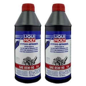 روغن گیربکس دستی لیکومولی مدل 85W-90 GL5 حجم 1 لیتر بسته 2 عددی