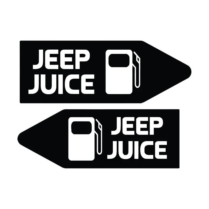 استیکر خودرو پویا مارکت طرح باک جیپ کد 1781 مجموعه 2 عددی