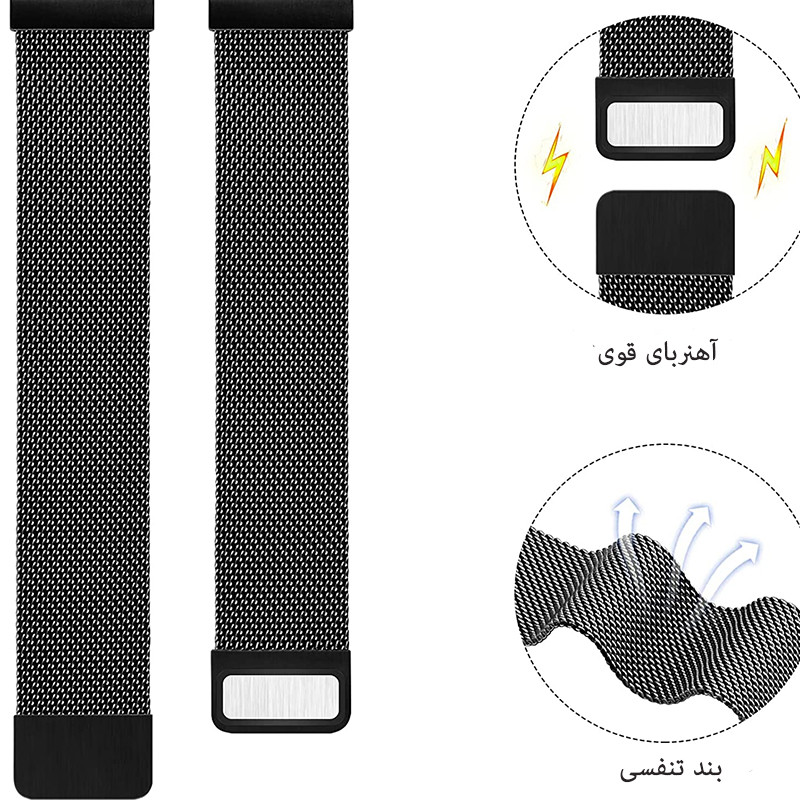 بند درمه مدل Feather  مناسب برای ساعت میبرو لایت 3